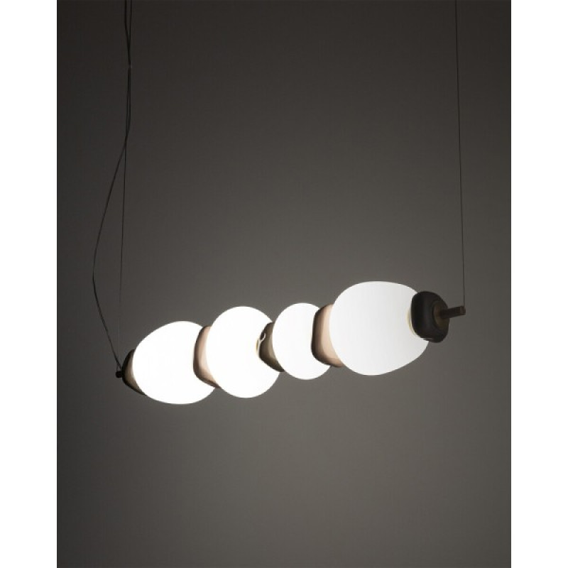 Подвесной светильник, люстра Nowodvorski 11700 Ceramic Horizontal LED 1x22W 3000K 1750Lm IP20 белый