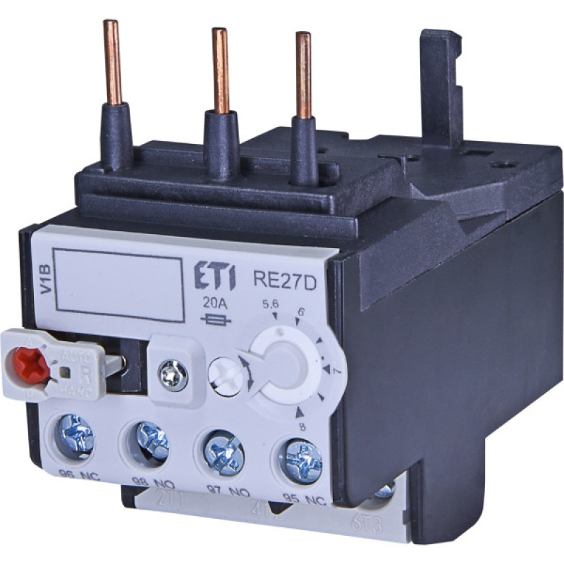 Тепловое реле ETI 004642408 RE 27D-8.0 (5.6-8A) для CEM9...CEM25