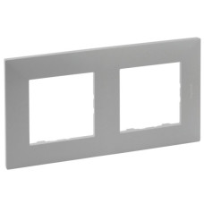 Рамка 2-постовая Legrand Niloe Step алюминий (863392)
