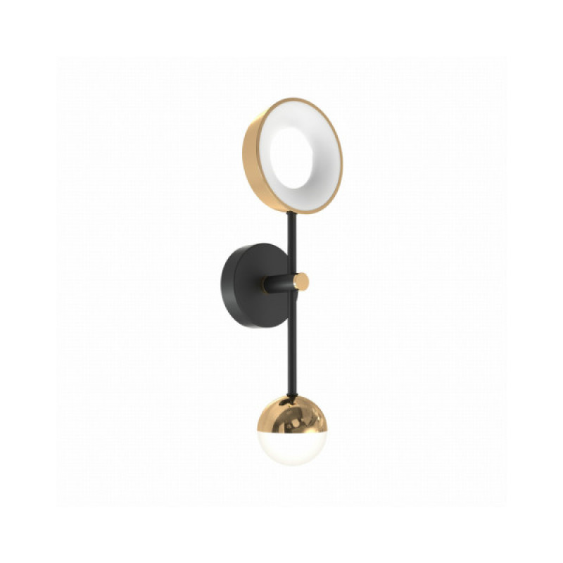Бра, настенный светильник Zuma Line MB7170-2-3BGT Lara Led 1x11W 3000K 1300Lm IP20 Gold