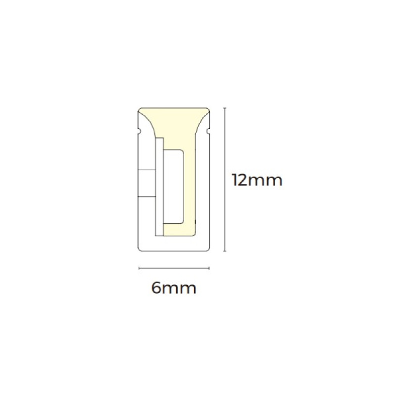 Гибкий неон COLORS 24V IP65 9,6W RGB 5м (NMS0612-RGB)