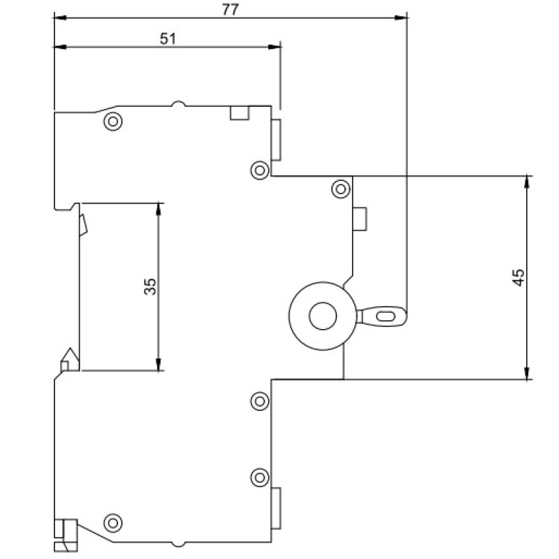 Автомат защитного отключения Promfactor FAP1-AC "C" 16А/0,03A 4P 6кА (FAP01C160304AC)