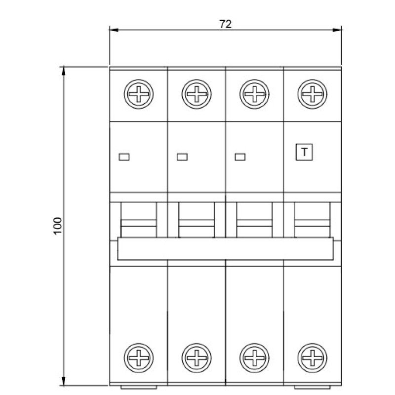 Автомат защитного отключения Promfactor FAP1-AC "C" 16А/0,03A 4P 6кА (FAP01C160304AC)