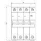 Автомат защитного отключения Promfactor FAP1-AC "C" 16А/0,03A 4P 6кА (FAP01C160304AC)