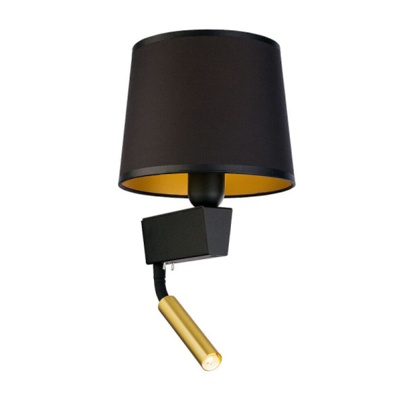 Бра, настенный светильник Nowodvorski 8213 Chillin E27+G9 2x10W+10W IP20 черный