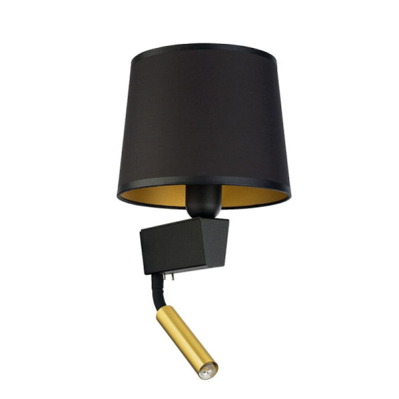 Бра, настенный светильник Nowodvorski 8213 Chillin E27+G9 2x10W+10W IP20 черный