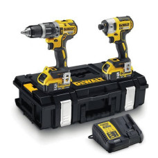 Набір з двох електроінструментів DeWALT DCK266P2 DCD796, DCF887 із ЗУ та 2 АКБ