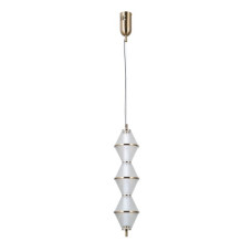 Подвесной светильник, люстра Italux PND-34395-3V-HBR Fuente LED 3x15W 3000K 1108Lm IP20 золотой