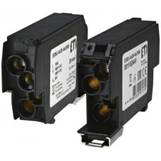 Розподільчий блок ETI EDBJ-4x25-4x25/B 100A 1000V AC/1500В DC чорний (1102441)