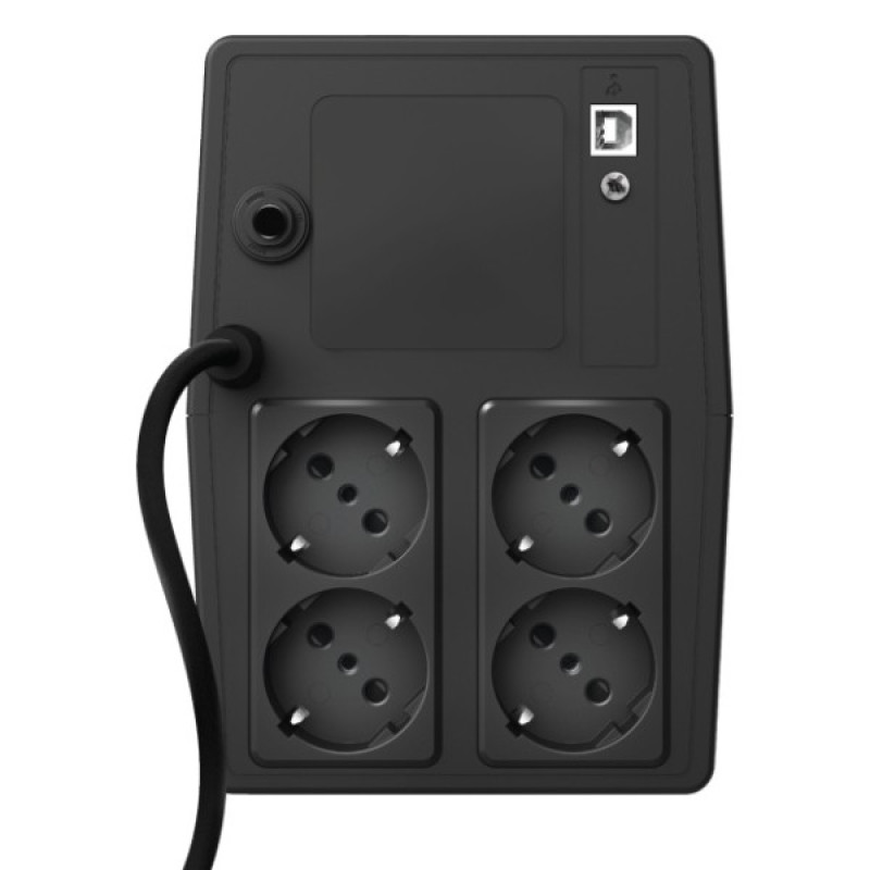 Бесперебойник Trust 23504_TRUST Paxxon 1000VA UPS with 4 standard wall power outlets BLACK (черный)