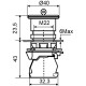 Кнопка Аско-Укрем TB5-AS142 с ключом (A0140010162)