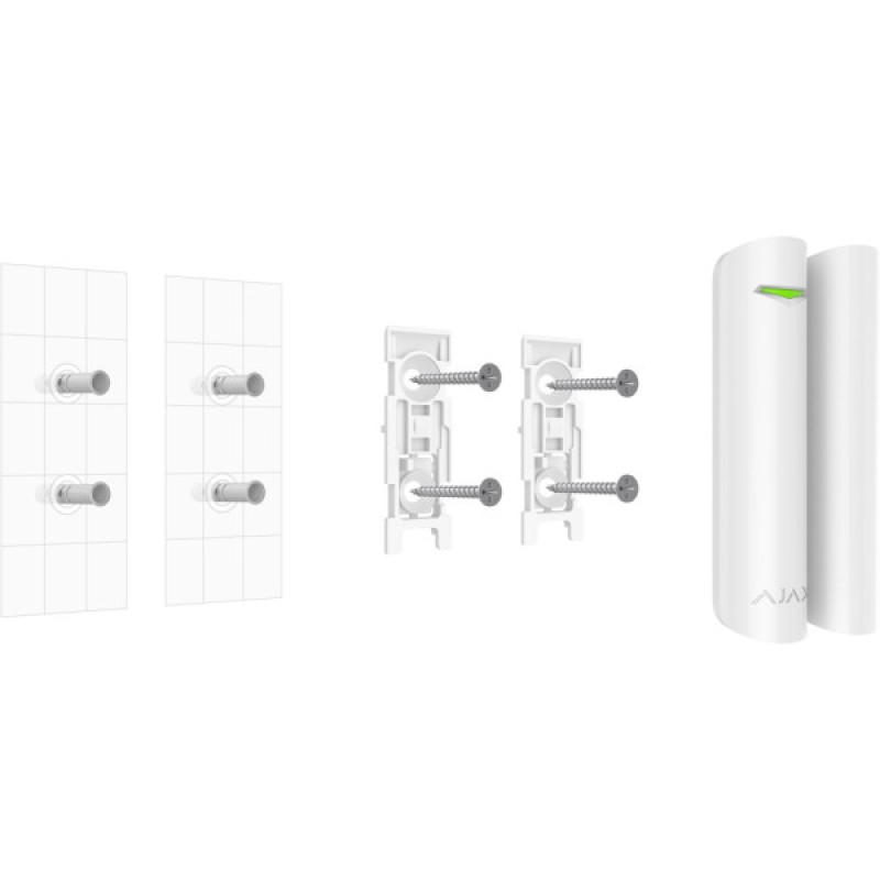 Датчик открытия Ajax 7231 DoorProtect Plus с сенсором удара и наклона (белый)