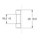 Мини-предохранитель ETI 006710007 CH 5x20 Т 8A/250V