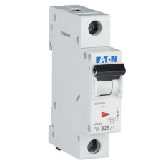 Автоматический выключатель Eaton PL6-B25/1 6кА 25A