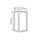 Вуличний світильник Goldlux 309167 Malmo E27 1x15W IP44 чорний