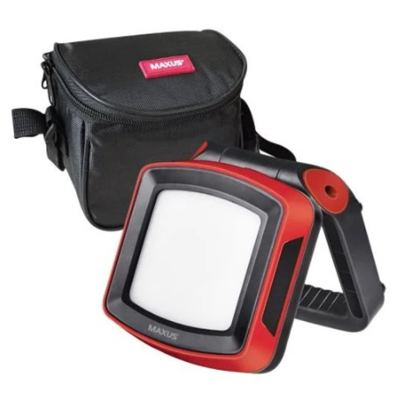 Фонарь Maxus Portable Emergency LED Light 8Вт 4100K IP65 5000mAh IP65 красный (MAX-8W-RED-EM)