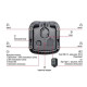 Фонарь Maxus Portable Emergency LED Light 8Вт 4100K IP65 5000mAh IP65 красный (MAX-8W-RED-EM)