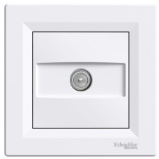 Проходная TV розетка (4 dB) Schneider Electric Asfora EPH3200221 (белая)