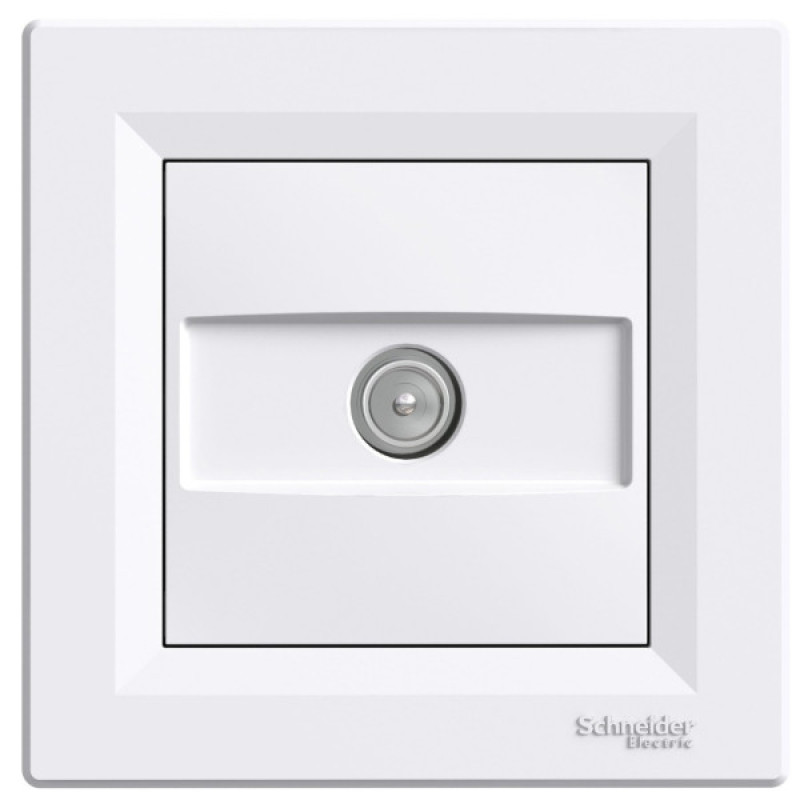 Проходная TV розетка (4 dB) Schneider Electric Asfora EPH3200221 (белая)