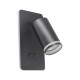 Бра, настенный светильник Goldlux 324368 Paris GU10+Led 2x10+6W IP20 BK
