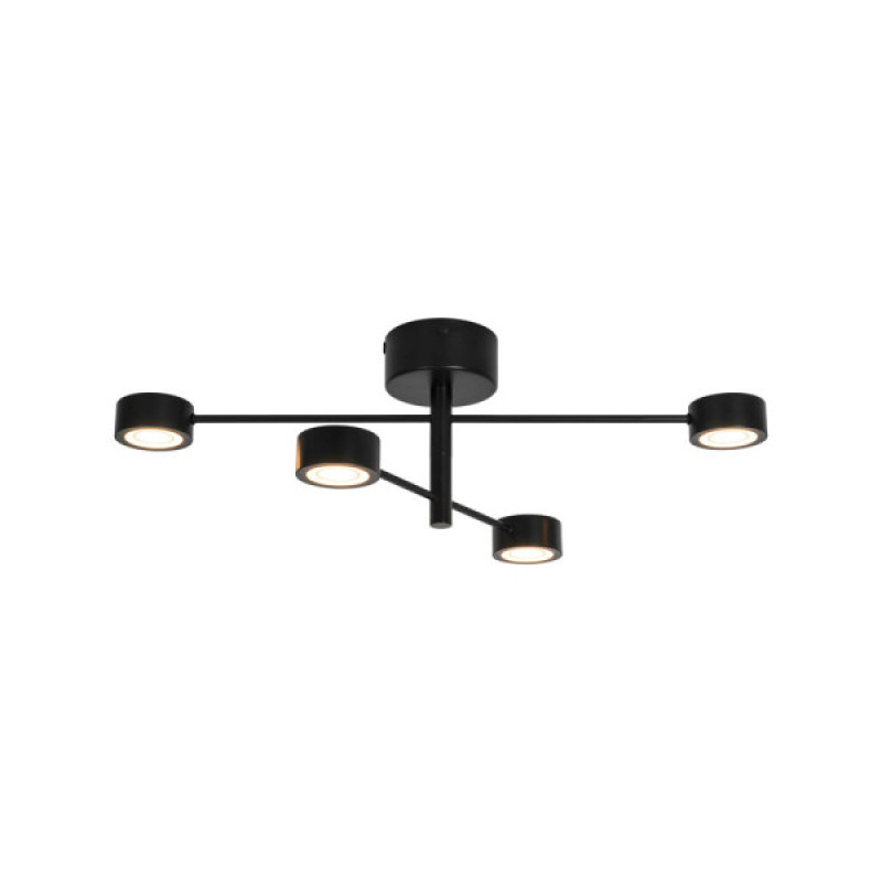 Люстра Nordlux 2412260103 Clyde LED 4x14W 2700K 350Lm IP20 черная