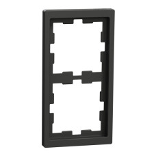 Двухместная рамка Schneider Electric D-Life MTN4020-6534 антрацит