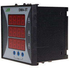 Трехфазный щитовой амперметр F&F DMA-3T 230В