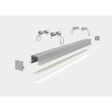 LED-профиль ALUMLED врезной с рассеивателем 2м (LT46251_2)