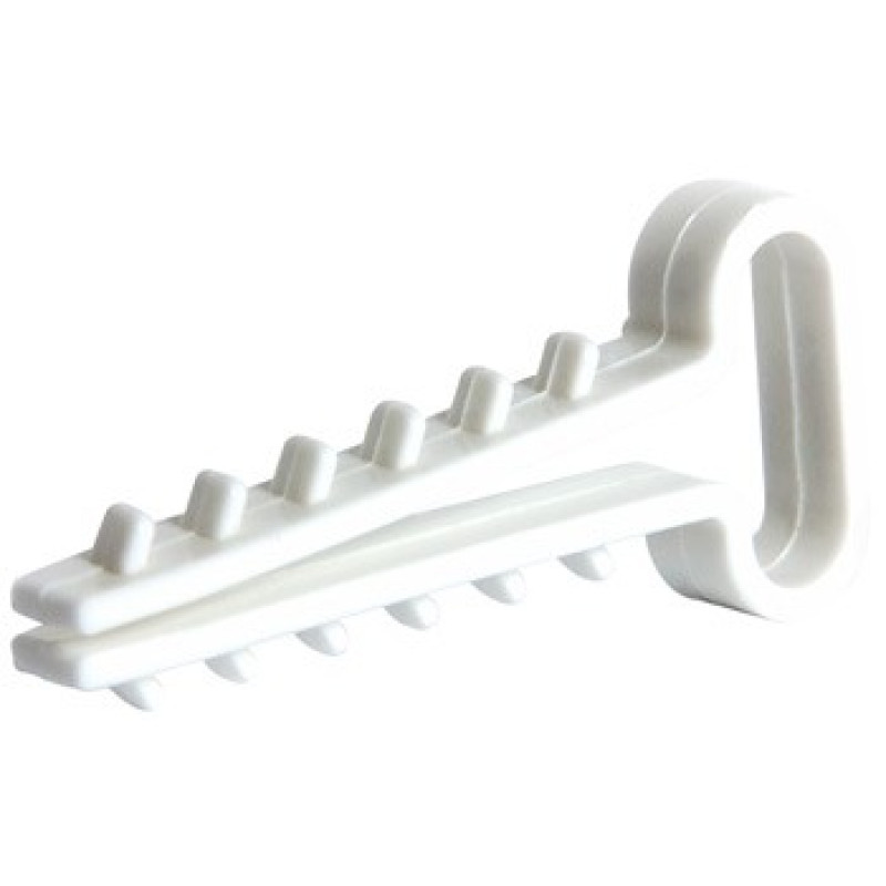 Дюбель ялинка E.Next e.metiz.dowel.flat.fir.8 для плоского проводу 8мм 100шт (m0080013)