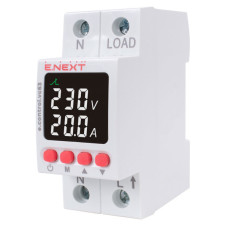 Реле контролю напруги E.Next e.control.vc63 з індикацією 63А (p0690030)