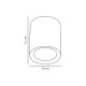 Точковий світильник Nordlux 47550101 Fallon Long LED 1x5.5W 2700K 500Lm IP20 білий