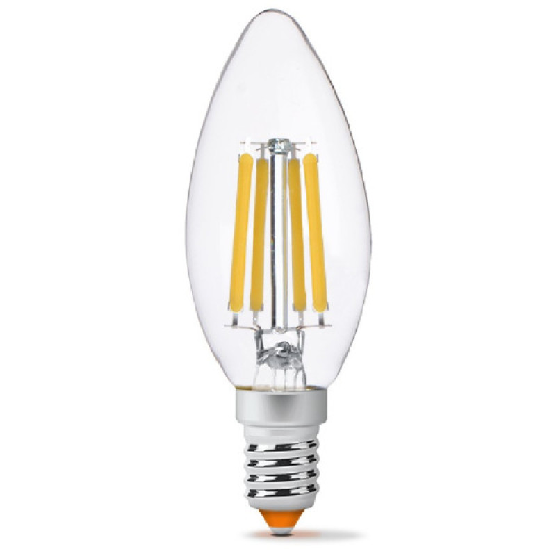 Светодиодная филаментная лампа Videx Filament C37F E14 6Вт 3000K (VL-C37F-06143)