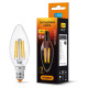 Светодиодная филаментная лампа Videx Filament C37F E14 6Вт 3000K (VL-C37F-06143)