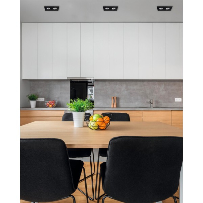 Точечный светильник Kanlux 19459 Seidy GU5.3 2x10W IP20 черный