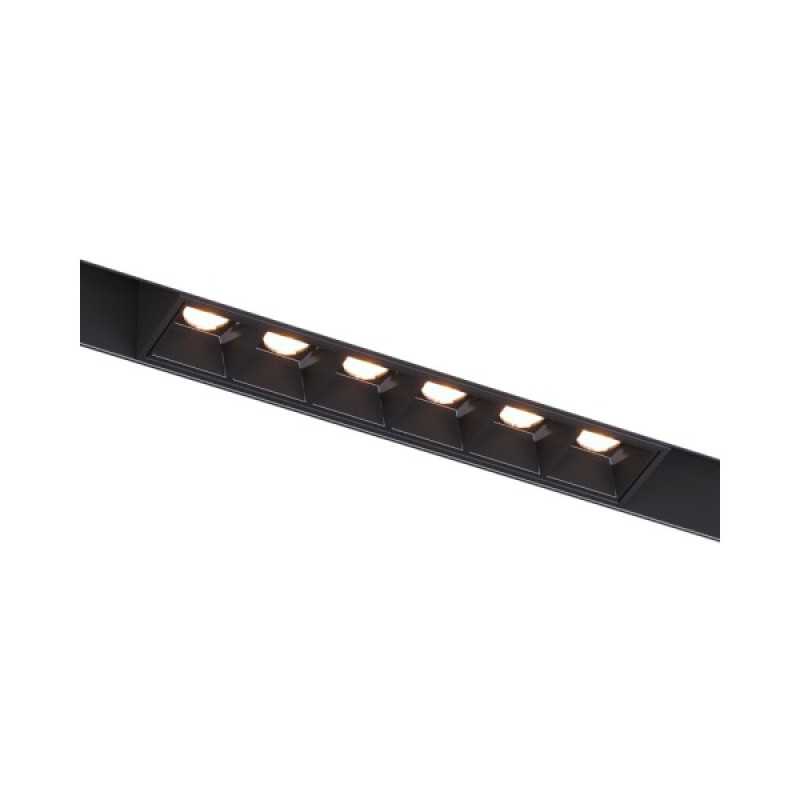 Магнітний трековий світильник Kloodi KDMG-LINE112 DL 6W 4K BK LED 480Lm IP20 чорний