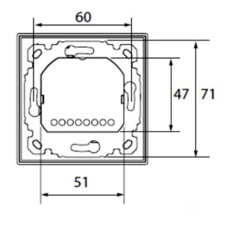 Терморегулятор Danfoss Icon Display 088U1010 In-Wall