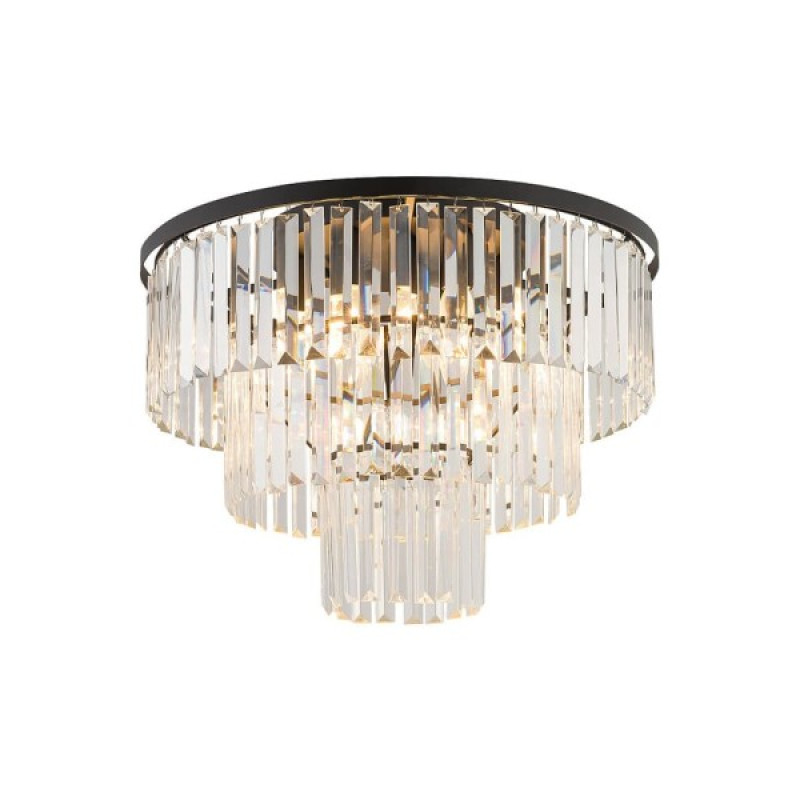 Люстра Nowodvorski 7627 Cristal M E14 9x25W IP20 черная