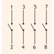 Кулачковий перемикач ETI 004773030 CS 80 92 U (4p "0-1" 80A)