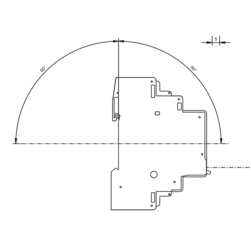 Импульсное реле ETI 002464125 RBS 425-40 230V AC 25A (4НО AC1)