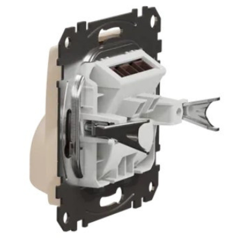 Накладка для вывода кабеля Schneider Electric Sedna Design & Elements бежевая SDD112903