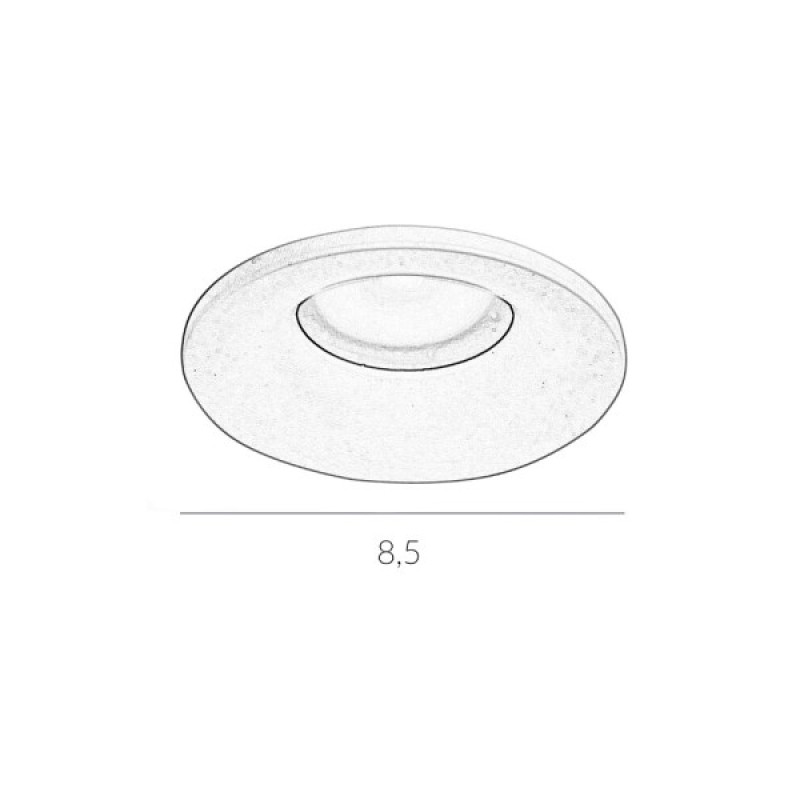 Точковий світильник Italux DL-60327-IP44-WH Barto GU10 1x10W IP44 білий