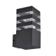 Вуличний світильник Goldlux 316165 Teksas E27 1x12W IP44 GR
