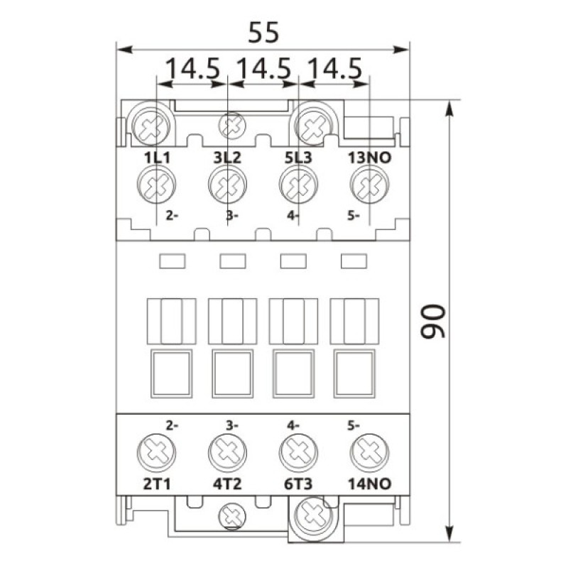 Магнитный пускатель Promfactor FC-3/32А 1NC AC42В (FC31032042)