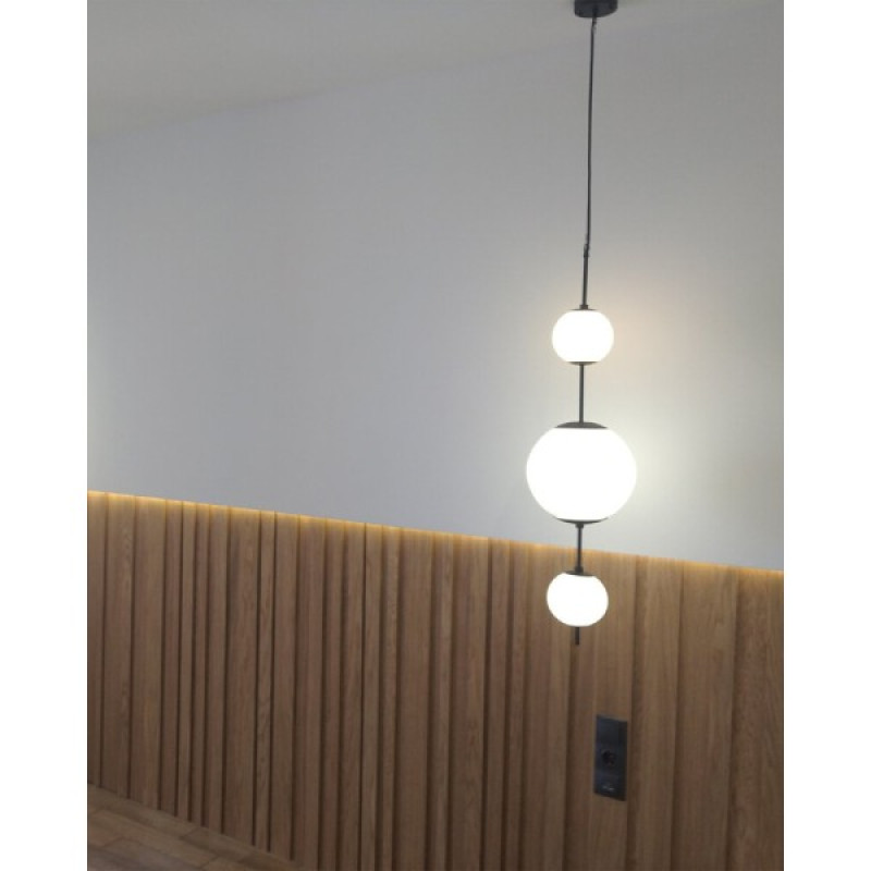 Подвесной светильник, люстра Pikart 24905-4 Bubbles 1 LED 1x10W 4000K IP20 черный