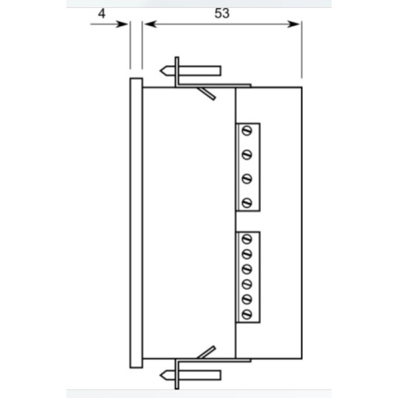 Трифазний аналізатор мережі ETI 004656910 ENA33LCD (96x96мм 230V AC)
