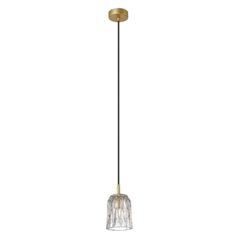 Підвісний світильник, люстра Zuma Line 5905316640351 Tazza E14 1x40W IP20 золотий