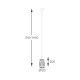 Підвісний світильник, люстра Zuma Line 5905316640351 Tazza E14 1x40W IP20 золотий