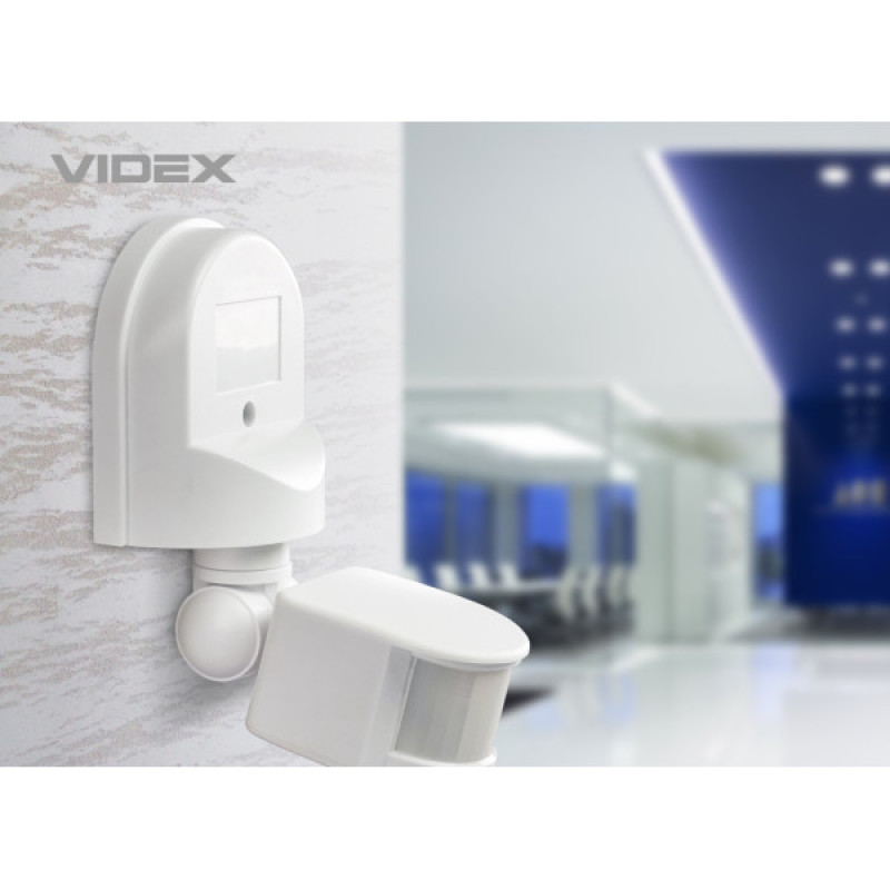 Инфракрасный датчик движения Videx 1200Вт 220В (VL-SPW02W)