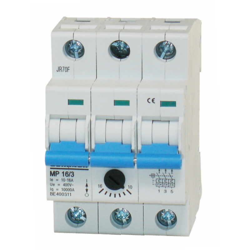 Автомат защиты двигателя Schrack BE400311 10-16А 3P