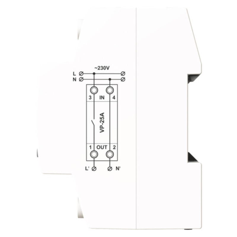 Реле напруги DigiTOP VP-25A M2W